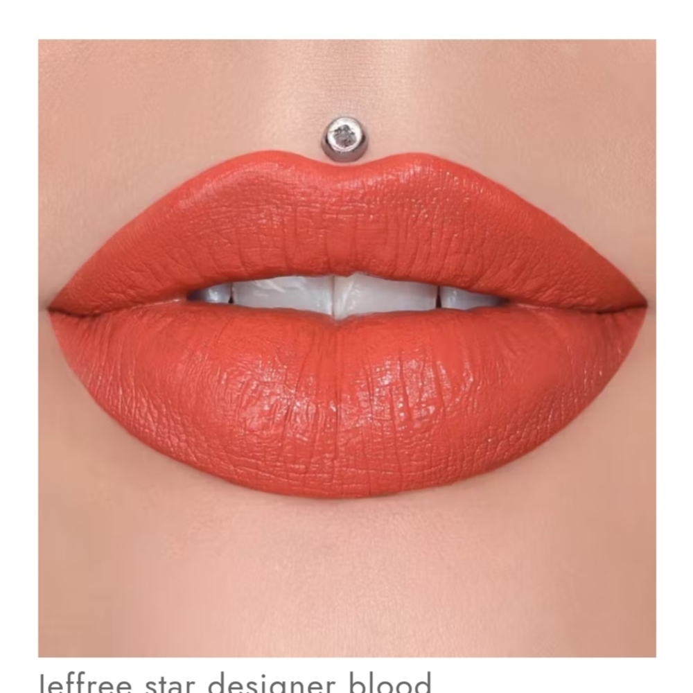 Jeffree Star Red Lipstick Vibrant Makeup Essential
